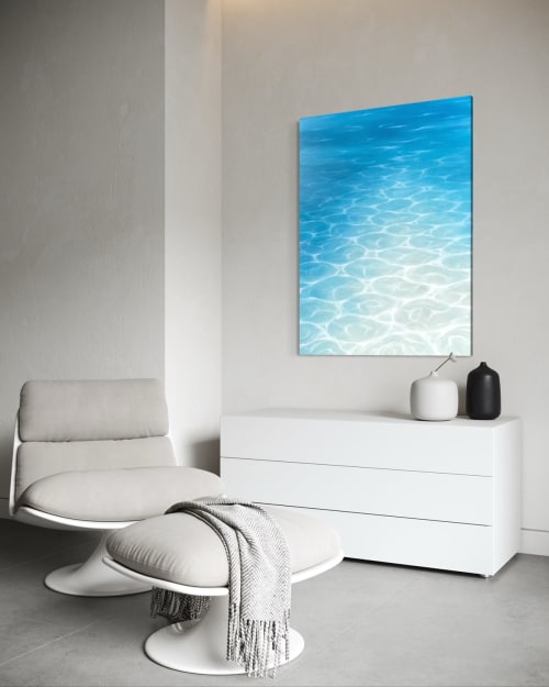 Morning Light - Delta Sky Club, LAX | Paintings by Laura B | Delta Sky Club in Los Angeles