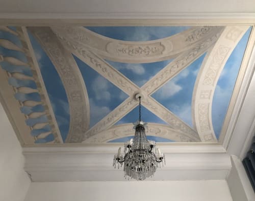Bedroom ceiling | Murals by The Studio of Tim Snell