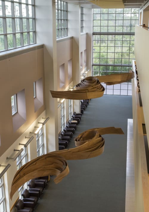 Ecotone | Sculptures by Barbara Cooper | Florida Gulf Coast University Library in Fort Myers