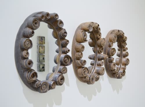 Spiral Reflection | Mirror in Decorative Objects by Luke Shalan