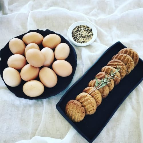 Black Plates | Ceramic Plates by Zen Crafted Pottery