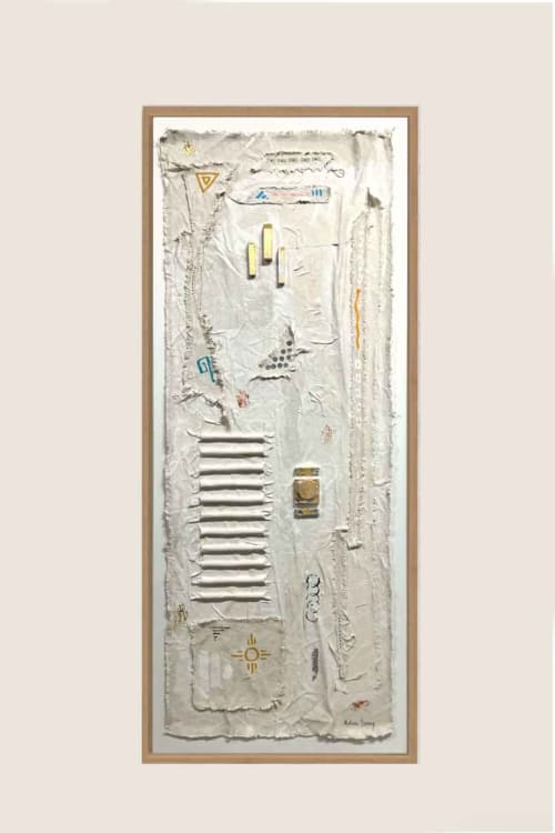 Totem T4016 D | Mixed Media in Paintings by Michael Denny Art, LLC
