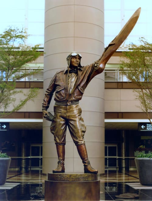 The Aviator By George Lundeen | Public Sculptures by George Lundeen | Denver International Airport in Denver