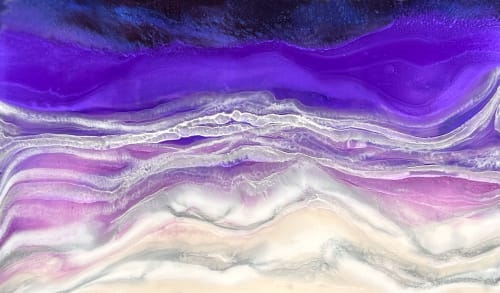 'Amythyst Breakers' | Paintings by Christina Twomey Art + Design