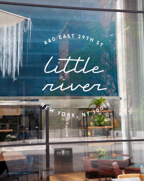 Window Sign | Signage by Farewell NYC | Little River in New York