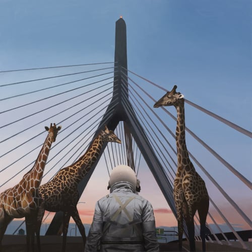 Zakim | Paintings by Scott Listfield | Earls Kitchen + Bar in Boston