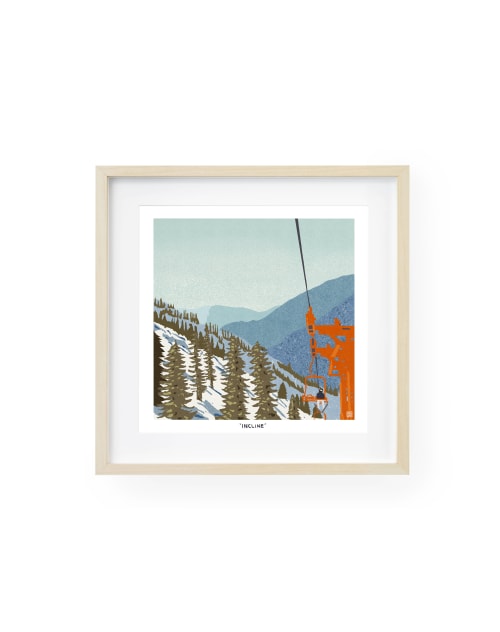 Incline - Mountain Landscape Print | Paintings by Birdsong Prints