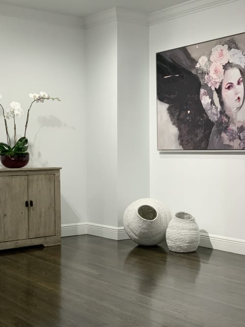 THE SILENT OF ODILLE | Oil And Acrylic Painting in Paintings by Roldan Lauzan Studio