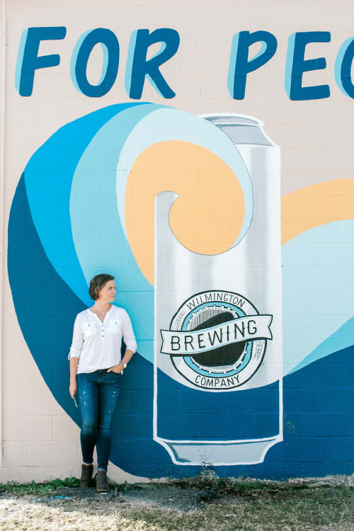 Wilmington Brewing Company Mural | Street Murals by Ella Friberg