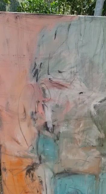 "Genuine" | Oil And Acrylic Painting in Paintings by Shirly Maimom Art