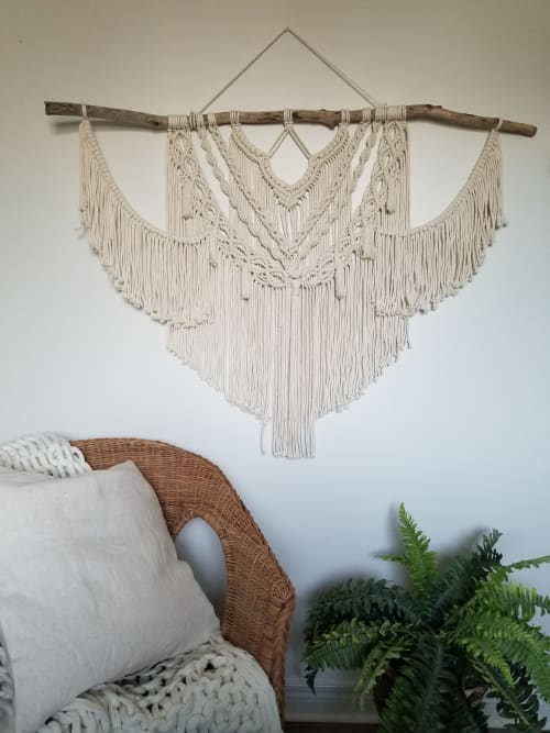 Extra Large Macrame Wall Hanging | Macrame Wall Hanging by TheKnottedBloom