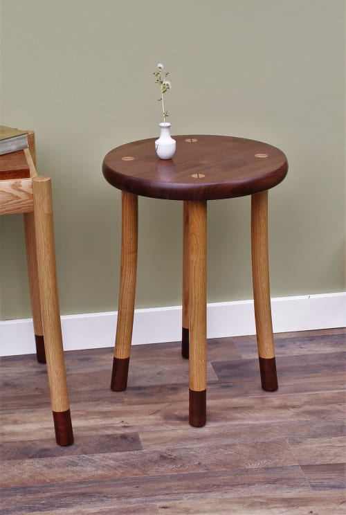 Narah Round End Table | Tables by Tracy Fiegl