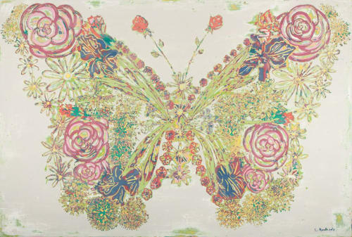 A Prayer for the Wild Things- sold | Paintings by L Rowland Contemporary Art