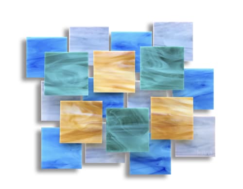 "Enchanted" AP Glass and Metal Wall Sculpture | Wall Hangings by Karo Studios
