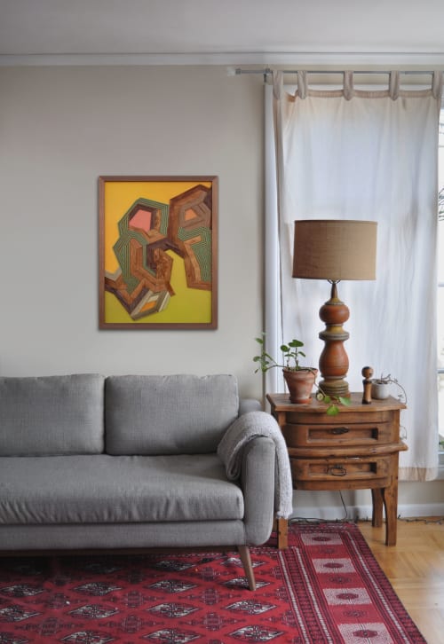 Wall Art - Two years younger than me | Wall Sculpture in Wall Hangings by Alexandra Cicorschi | San Francisco in San Francisco