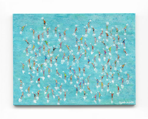 We are all in this Together | Paintings by Elizabeth Langreiter Art