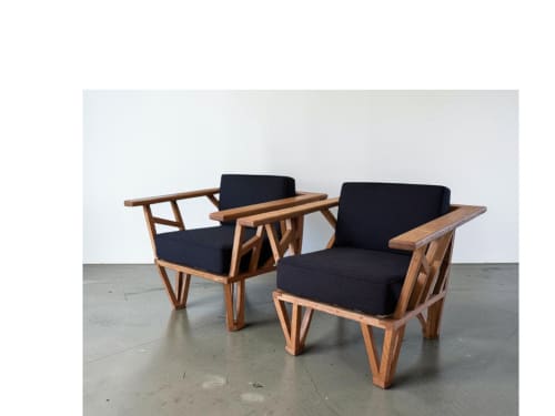 Chair No.1 and Chair No.2 matching set | Chairs by Van Werden Designs