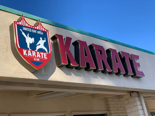 United Bay Area Karate Club Signage | Signage by Manticore | United Bay Area Karate Club in San Jose