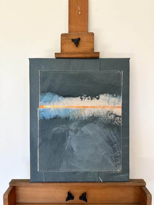 Morning Meditation | Collage in Paintings by Lizzie DiSilvestro