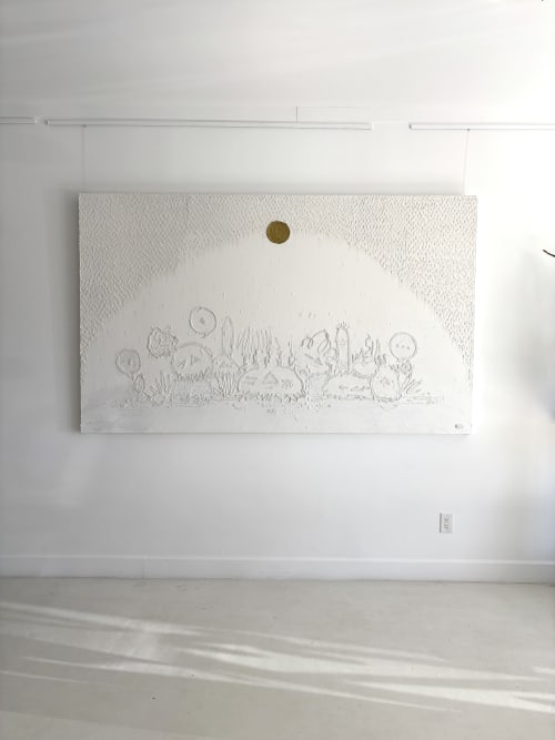 soleil écrasant | Oil And Acrylic Painting in Paintings by Jayarr Steiner