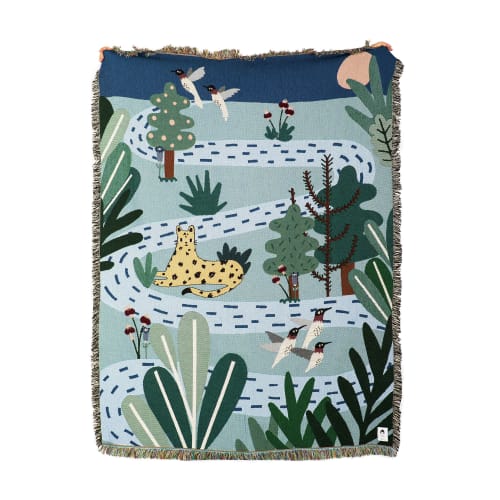 GENESIS - Woven Throw Blanket- Day 2 | Linens & Bedding by Studio NAMA | Tel Aviv-Yafo in Tel Aviv-Yafo