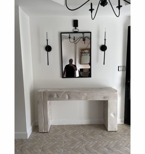 Reclaimed Wood Console Table | Tables by Bent Studio