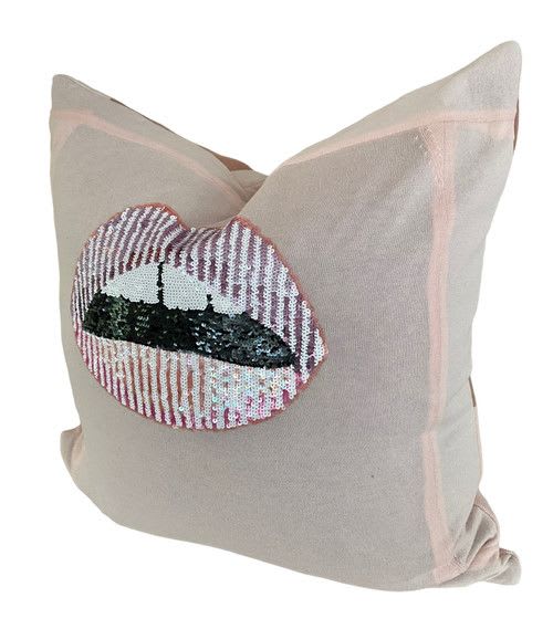 Patchwork Kiss | Cushion in Pillows by Cate Brown