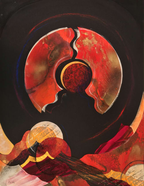 Pacific Sunset | Mixed Media by Gerald Huth Fine Art