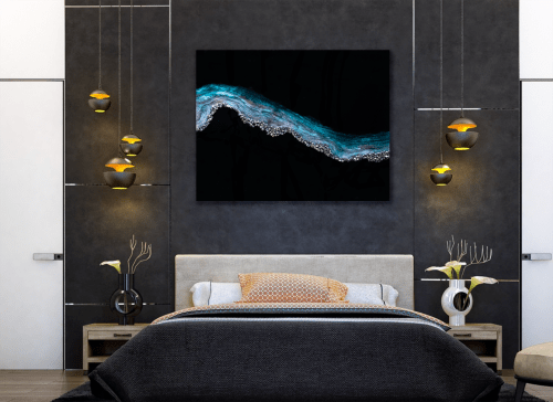 'ISLE OF SKYE' - Luxury Epoxy Resin Abstract Artwork | Paintings by Christina Twomey Art + Design