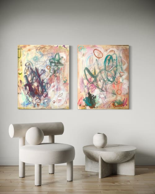 Tides of Time | Oil And Acrylic Painting in Paintings by Gaby Castro Joffroy