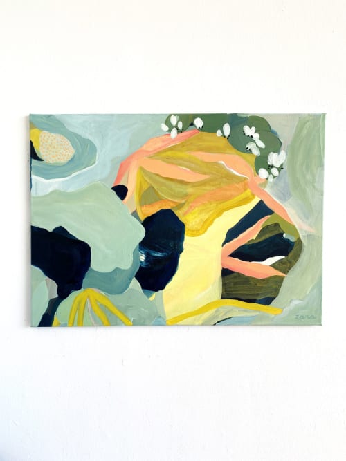 Untitled 7. From gallery show 'grounded' | Paintings by Zara Fina Stasi | The Peddie School in Hightstown
