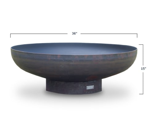 36" Elliptical Fire Pit | Fireplaces by Seasons Fire Pits