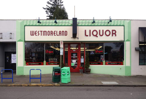 Wall Sign & Facade | Signage by J&S Signs | Westmoreland Liquor Store in Portland