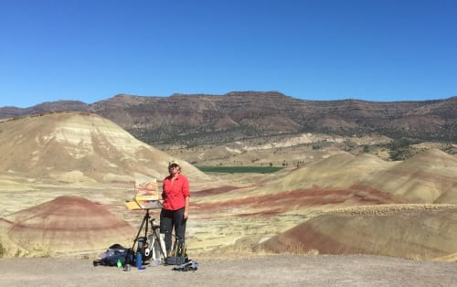 Artist in Residence, National Park System | Paintings by Sara Mordecai | John Day Fossil Beds National Monument in Kimberly
