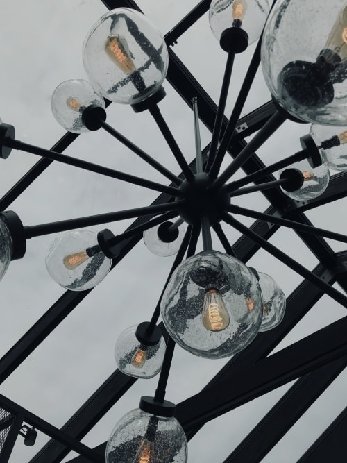 Glass Soap Bubbles | Chandeliers by BAIBA GLASS | Herbārijs in Rīga