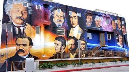 Visionaries | Murals by Levi Ponce | Venice Beach Boardwalk in Los Angeles