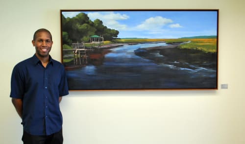 Quiet Time | Oil And Acrylic Painting in Paintings by Keith Doles | Baptist Medical Center South in Jacksonville