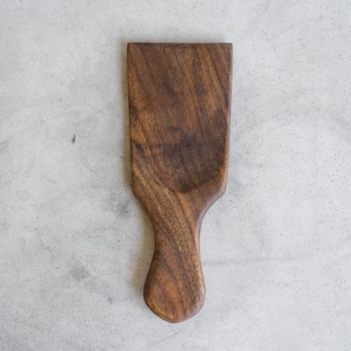 Walnut Wood 2-Piece Salad Serving Set | Serving Utensil in Utensils by Creating Comfort Lab