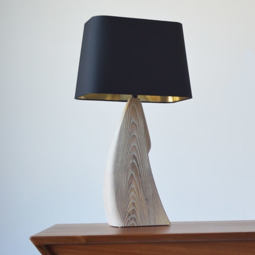 White Table Lamp | Lamps by SR Woodworking