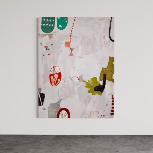 Coco | Oil And Acrylic Painting in Paintings by Sarah Finucane