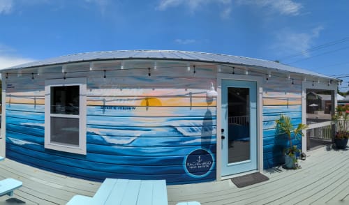 Sullivans Island Real Estate | Murals by Girls Who Paint Murals | Rachel Urso Real Estate - Sullivan's Island Office in Sullivan's Island