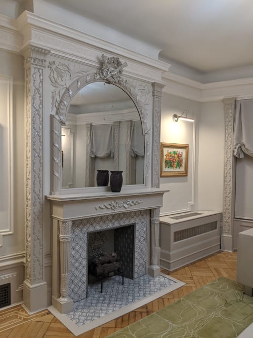 Garry Grant Restoration Project Parlor Floor | Wall Hangings by Garry Grant Studio | Private Residence, New York in New York