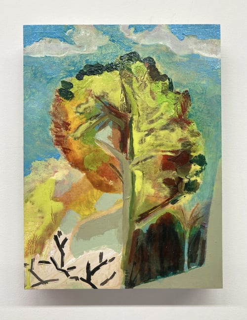 Pear Tree | Oil And Acrylic Painting in Paintings by Molly Herman