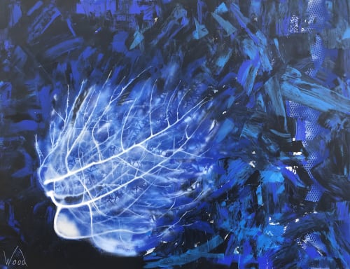 “Tumbleweeds 1 and 2" | Oil And Acrylic Painting in Paintings by Marion Wood | Kay's Coffee Shop in Camarillo