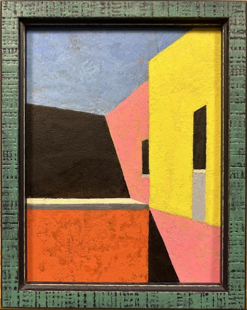 Sunset Motor Court | Oil And Acrylic Painting in Paintings by Rich Godfrey