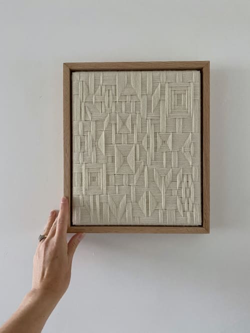 Woven Wall Art Frame Render 006 | Wall Sculpture in Wall Hangings by Anita Meades