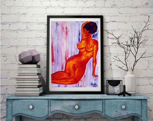 Colours of sensuality 6, Colores de Sensualidad 6 | Paintings by Elena Parau