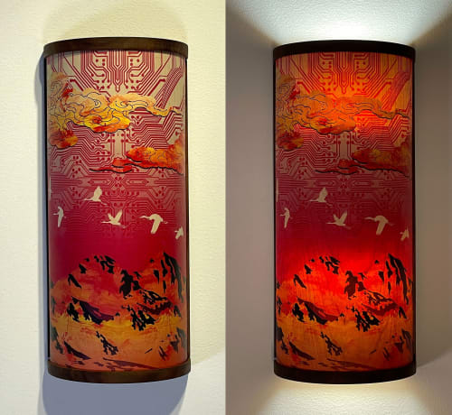 color wash mtn sconce | Sconces by Mad King Productions