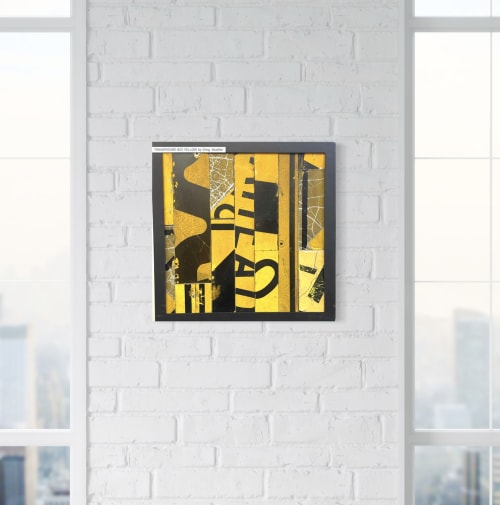 Transfigure #22 Yellow (wall hanging) | Wall Sculpture in Wall Hangings by GREG MUELLER