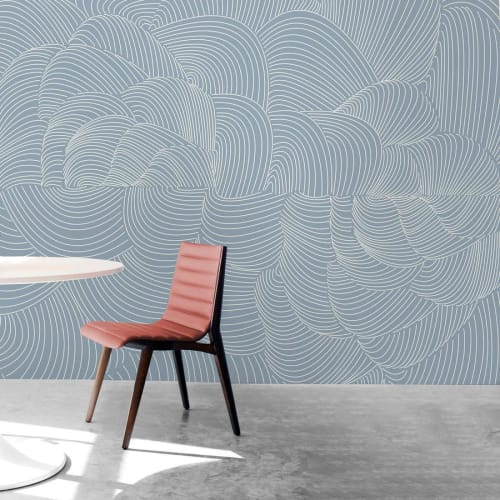Cocoon | Ocean | Wallpaper in Wall Treatments by Jill Malek Wallpaper